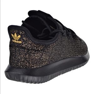 Adidas Black & Gold Tubular Sneaker